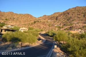 this is the view looking back into the community from the property