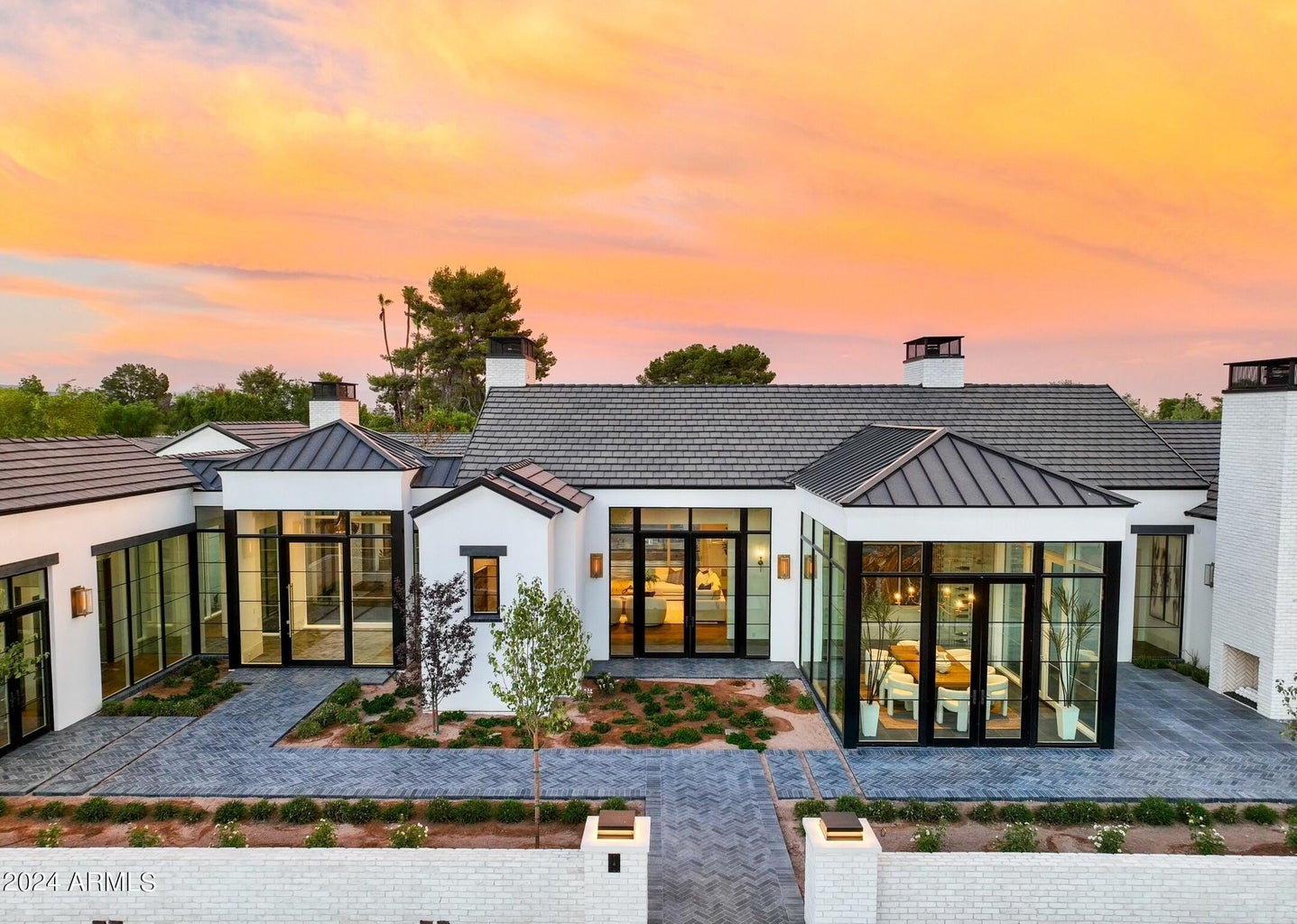 Positioned for mountain views and intimate entertaining spaces