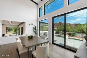 Dining Area Opens to Patio