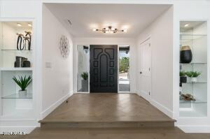 Herringbone Pattern in Entry Floor