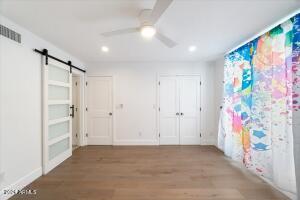 Barn Door to Bath