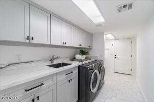 Large Laundry with Folding Station and Drop Zone