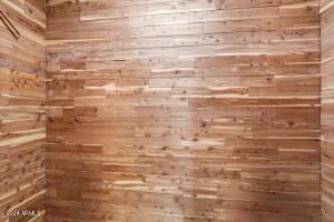 Primary suite cedar closet