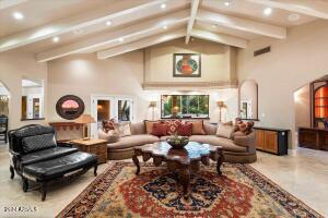 Family room looking into bonus/game room