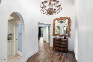 Guest wing hallway