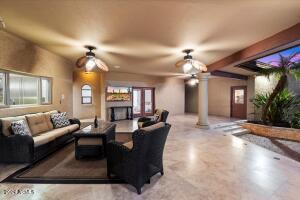 Expansive outdoor living space